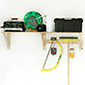 Contents:- 2 x boxes = 8 x slats (shelves), 3 x wall brackets (support) + 1 x spare wall bracket.