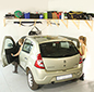 Contents:- 7 x boxes = 28 x slats (shelves), 9 x wall brackets (support) + 5 spare wall brackets.<br/>
Design idea:- Utilize a corner in your garage to carry all your motor vehicle, camping, fishing, garden and sports equipment.